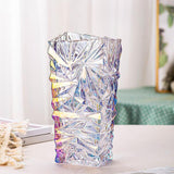 Maxbell Glass Flower Vase Gift Geometric Centerpiece for Wedding Living Room Kitchen