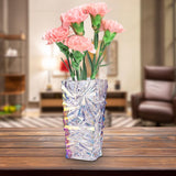 Maxbell Glass Flower Vase Gift Geometric Centerpiece for Wedding Living Room Kitchen