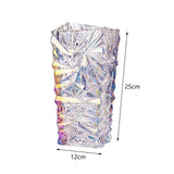 Maxbell Glass Flower Vase Gift Geometric Centerpiece for Wedding Living Room Kitchen