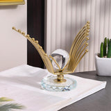 Maxbell Sphere Ball Figurine Collection Decorative Figurine for Cabinet Office Shelf