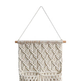 Maxbell Macrame Wall Hanging Tapestry Storage Pocket Woven Tapestry for Bedroom Home