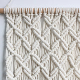 Maxbell Macrame Wall Hanging Tapestry Storage Pocket Woven Tapestry for Bedroom Home