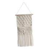 Maxbell Macrame Wall Hanging Tapestry Storage Pocket Woven Tapestry for Bedroom Home