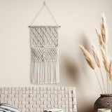 Maxbell Macrame Wall Hanging Tapestry Storage Pocket Woven Tapestry for Bedroom Home