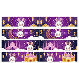 Maxbell 8x Eid Mubarak Water Bottle Stickers Cute Muslim Decorative Party Decoration