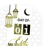 Maxbell Fasting Festival Decoration Moon Ornament for Housewarming Fireplace Cabinet White