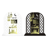 Maxbell Fasting Festival Decoration Moon Ornament for Housewarming Fireplace Cabinet White