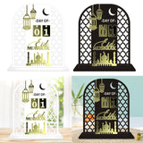 Maxbell Fasting Festival Decoration Moon Ornament for Housewarming Fireplace Cabinet White