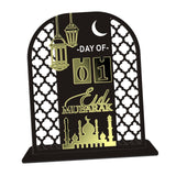 Maxbell Fasting Festival Decoration Moon Ornament for Housewarming Fireplace Cabinet Black