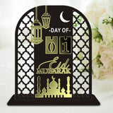 Maxbell Fasting Festival Decoration Moon Ornament for Housewarming Fireplace Cabinet Black