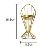 Maxbell Arabic Incense Burner Modern Incense Cone Holder for Desktop Home Decor Gold