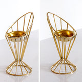 Maxbell Arabic Incense Burner Modern Incense Cone Holder for Desktop Home Decor Gold