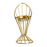 Maxbell Arabic Incense Burner Modern Incense Cone Holder for Desktop Home Decor Gold