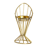 Maxbell Arabic Incense Burner Modern Incense Cone Holder for Desktop Home Decor Gold