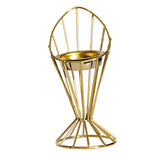 Maxbell Arabic Incense Burner Modern Incense Cone Holder for Desktop Home Decor Gold