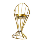 Maxbell Arabic Incense Burner Modern Incense Cone Holder for Desktop Home Decor Gold