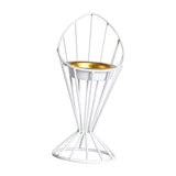 Maxbell Arabic Incense Burner Modern Incense Cone Holder for Desktop Home Decor White