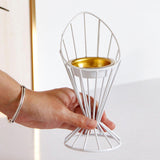 Maxbell Arabic Incense Burner Modern Incense Cone Holder for Desktop Home Decor White