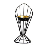 Maxbell Arabic Incense Burner Modern Incense Cone Holder for Desktop Home Decor Black