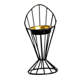 Maxbell Arabic Incense Burner Modern Incense Cone Holder for Desktop Home Decor Black