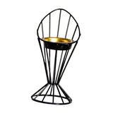 Maxbell Arabic Incense Burner Modern Incense Cone Holder for Desktop Home Decor Black