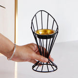 Maxbell Arabic Incense Burner Modern Incense Cone Holder for Desktop Home Decor Black