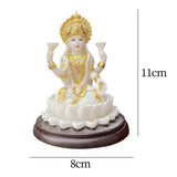 Maxbell Hindu Goddess Lakshmi Statue Lakshmi Figurine for Living Room Cabinet Office