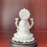 Maxbell Hindu Goddess Lakshmi Statue Lakshmi Figurine for Living Room Cabinet Office