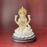 Maxbell Hindu Goddess Lakshmi Statue Lakshmi Figurine for Living Room Cabinet Office