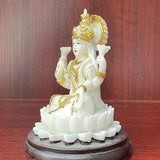 Maxbell Hindu Goddess Lakshmi Statue Lakshmi Figurine for Living Room Cabinet Office