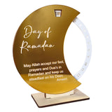 Maxbell Muslim Ramadan Advent Calendar Decoration Arab Eid Crafts for Festival Party Style D