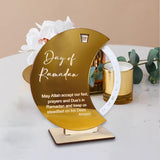 Maxbell Muslim Ramadan Advent Calendar Decoration Arab Eid Crafts for Festival Party Style D