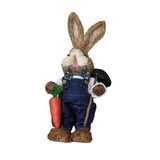 Maxbell DIY Unfinished Easter Bunny Straw Material Package Ornament for Balcony Yard Style A