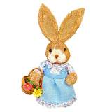 Maxbell Straw Bunny Figurine DIY Material Pack Party Supplies Rabbit Statue for Boys Style A
