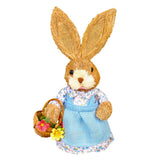Maxbell Straw Bunny Figurine DIY Material Pack Party Supplies Rabbit Statue for Boys Style A