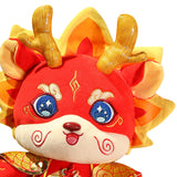 Dragon Plush Toy Decorative Gift Animal Doll for Cafe Restaurant Living Room