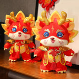 Dragon Plush Toy Decorative Gift Animal Doll for Cafe Restaurant Living Room