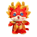 Dragon Plush Toy Decorative Gift Animal Doll for Cafe Restaurant Living Room