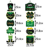 Maxbell Door Hanging Sign ST Patrick's Day Decorations for Indoor Outdoor Home Decor