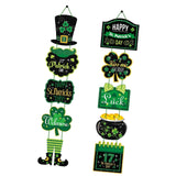 Maxbell Door Hanging Sign ST Patrick's Day Decorations for Indoor Outdoor Home Decor