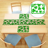 Maxbell ST Patricks Day Decor 45x30cm Placemat for Holiday Dinner Party Dining Table
