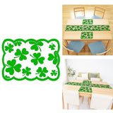Maxbell ST Patricks Day Decor 45x30cm Placemat for Holiday Dinner Party Dining Table