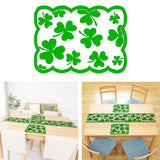 Maxbell ST Patricks Day Decor 45x30cm Placemat for Holiday Dinner Party Dining Table