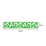 Maxbell ST Patricks Day Decor Rectangular Lace Table Runner for Indoor Bedroom Hotel