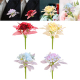 Maxbell Artificial Flowers Flower Arrangement DIY Bathroom Fake Long Stem Fake Roses Red