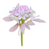 Maxbell Artificial Flowers Flower Arrangement DIY Bathroom Fake Long Stem Fake Roses Violet