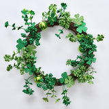 Maxbell Artificial Wreath Simple 2024 Spring Simulation Wreath for Garden Home Patio