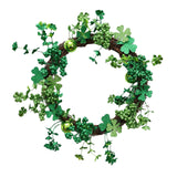 Maxbell Artificial Wreath Simple 2024 Spring Simulation Wreath for Garden Home Patio