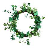 Maxbell Artificial Wreath Simple 2024 Spring Simulation Wreath for Garden Home Patio