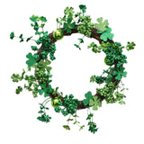 Maxbell Artificial Wreath Simple 2024 Spring Simulation Wreath for Garden Home Patio
